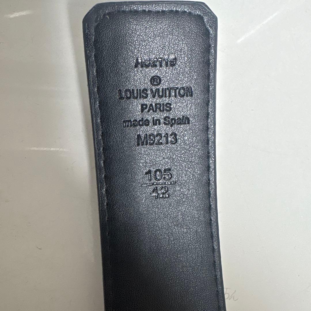 LOUIS VUITTON ブラックベルト 105cm