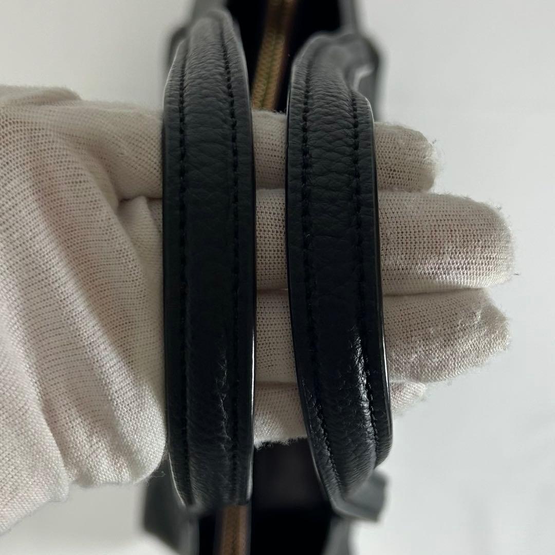 【極美品】コーチ C0689 ウィロウ トートバッグ レザー 手提げ A4可 黒