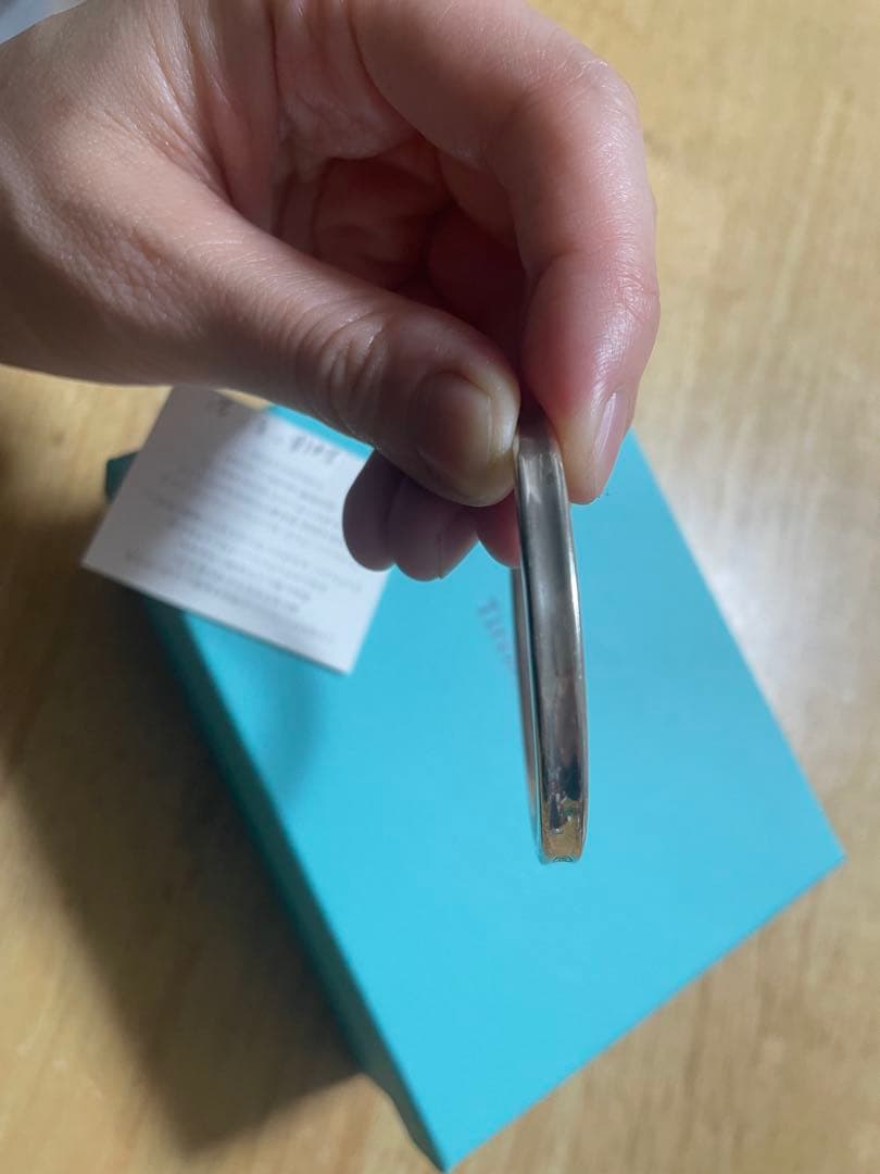 Tiffany & Co. バングルシルバー925 183ロゴ刻印 メンズ