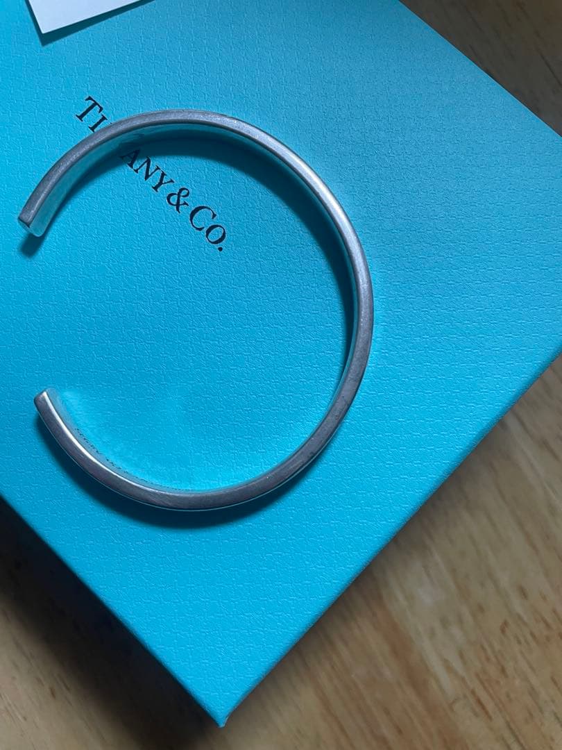 Tiffany & Co. バングルシルバー925 183ロゴ刻印 メンズ