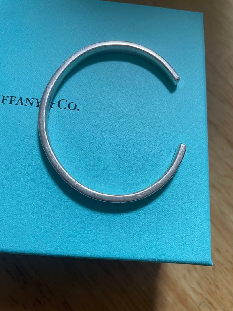 Tiffany & Co. バングルシルバー925 183ロゴ刻印 メンズ