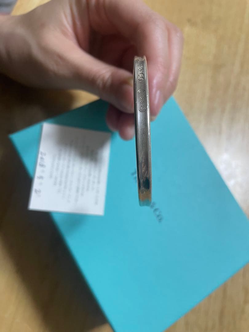 Tiffany & Co. バングルシルバー925 183ロゴ刻印 メンズ