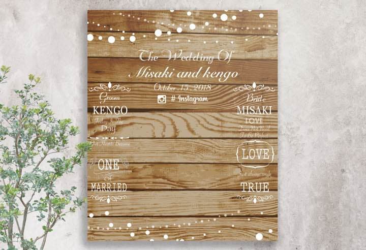 ウェディング フォトブース《ナチュラル》