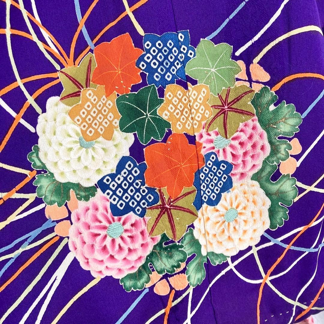 ★レトロ　アンティーク　女の子供着物　七五三　大正ロマン　3歳