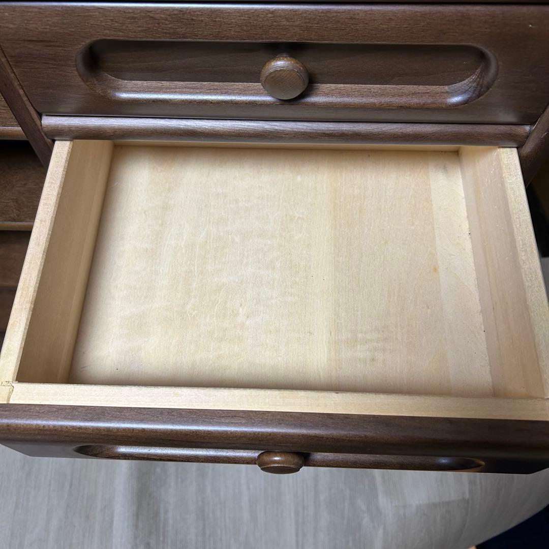 カリモク　キャビネット　電話台　スリッパ置き　チェスト　書類棚　カリモク家具