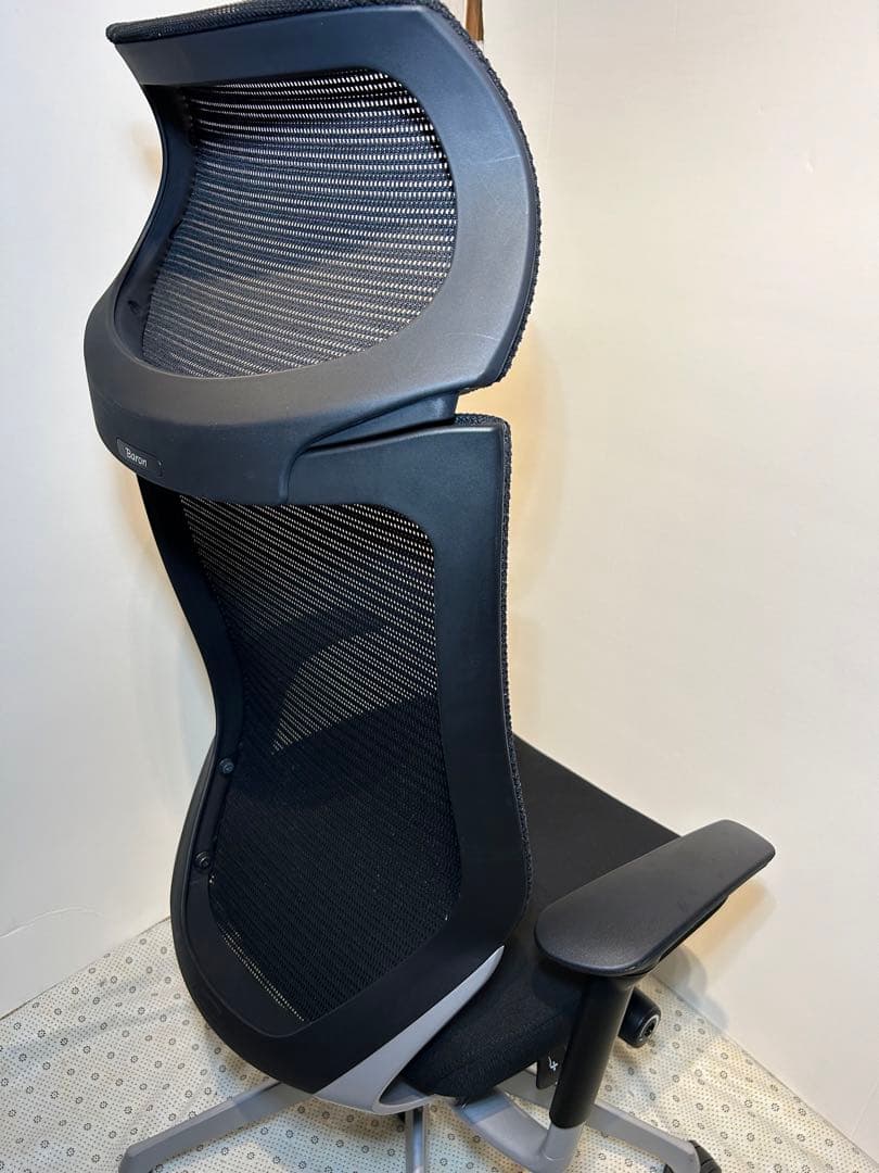 オカムラ　バロン　エクストラハイバック　ブラック　２０１６年製（１０／１６）