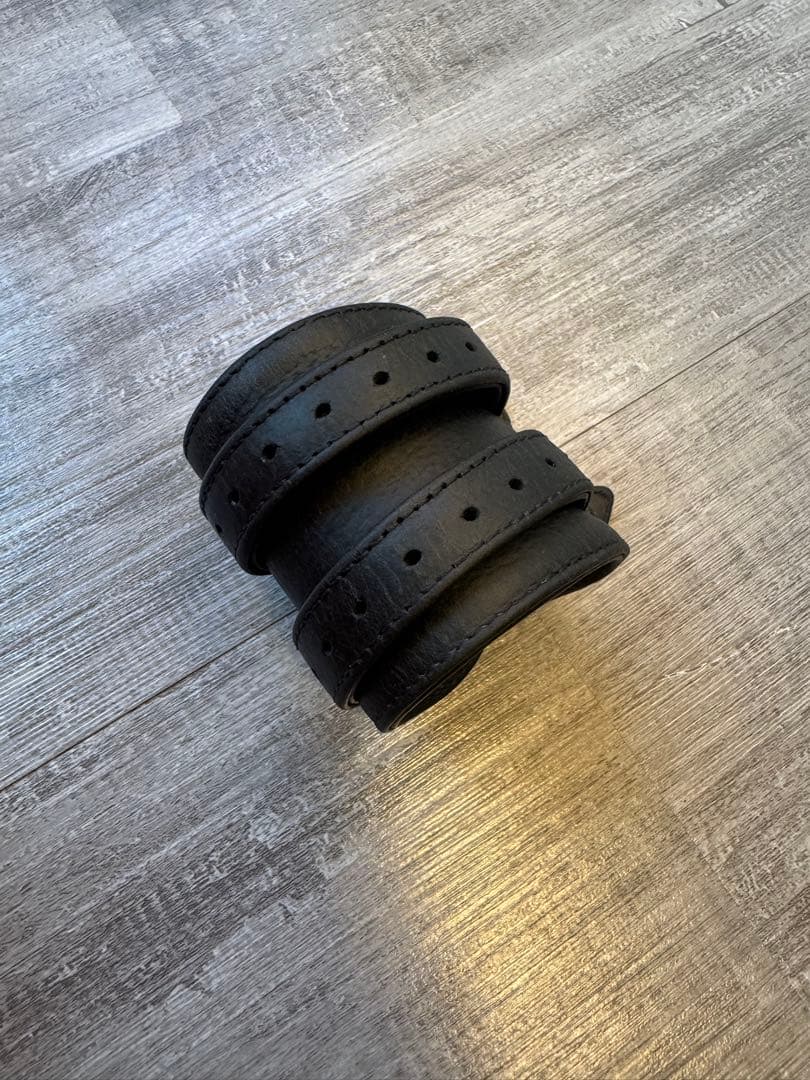 chrome hearts ダブルR&R レザー バングル