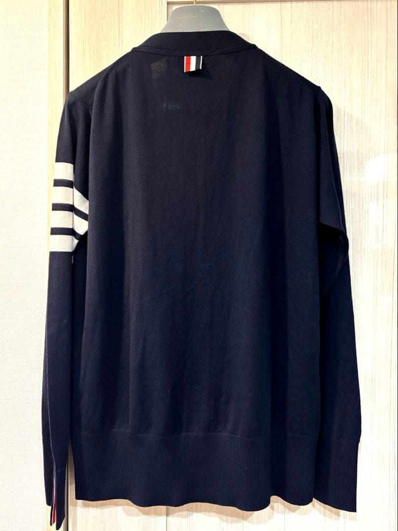 THOM BROWNE 4bar クラシックカーディガン 0