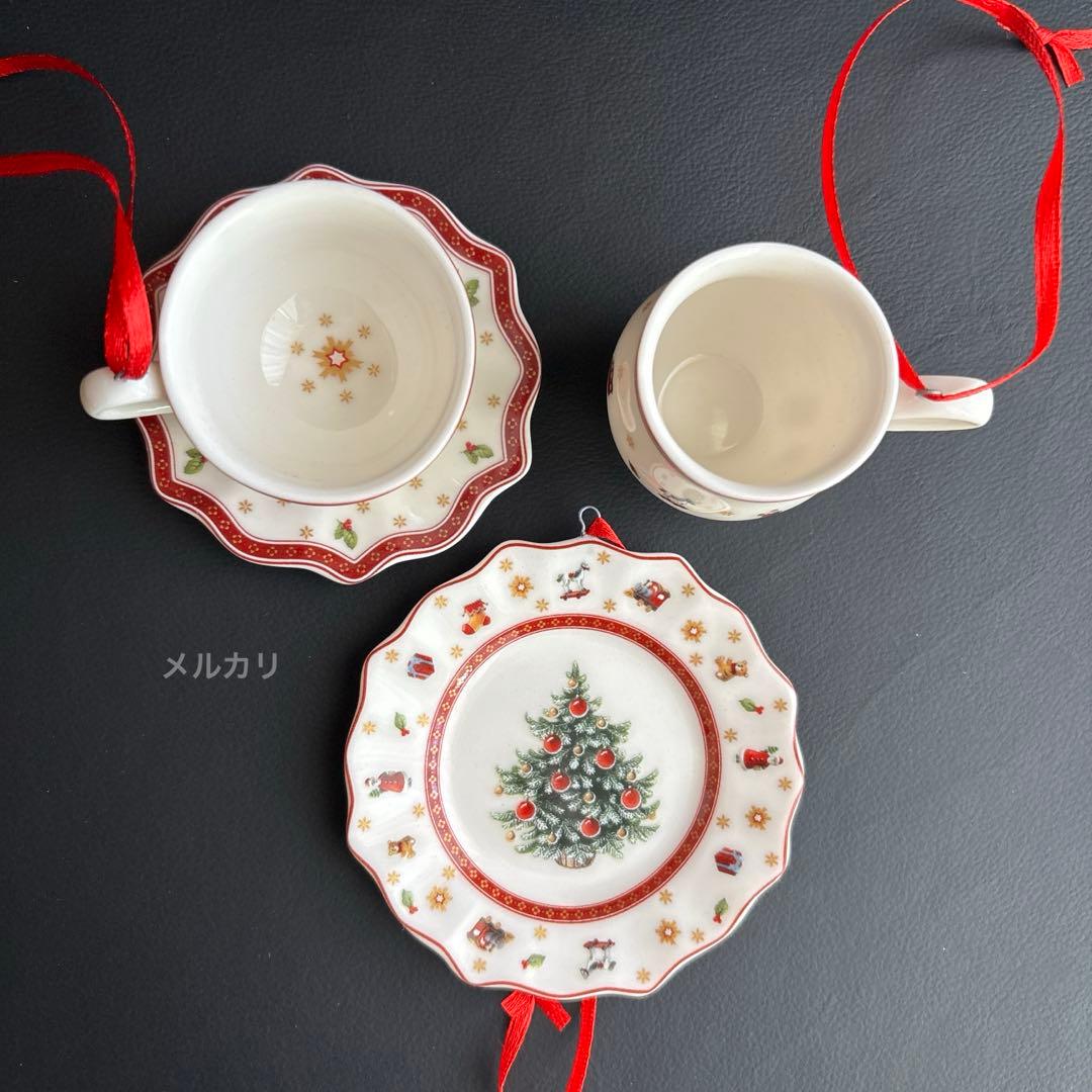 新品　ビレロイ＆ボッホ　トイズデライト　クリスマス　食器　オーナメント　白