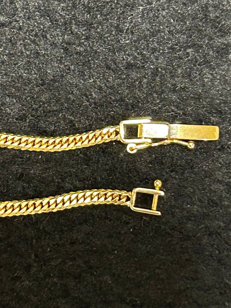 18金 6面W 喜平ネックレス 45cm 9.2g