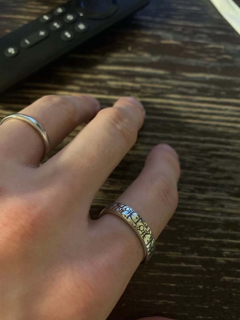 ひーたー20号　Christian Dior シルバー925 ロゴリング