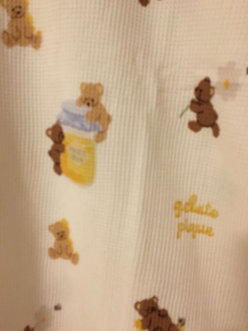 Gelato Pique はちみつベア柄プルオーバー＆ロングパンツセット