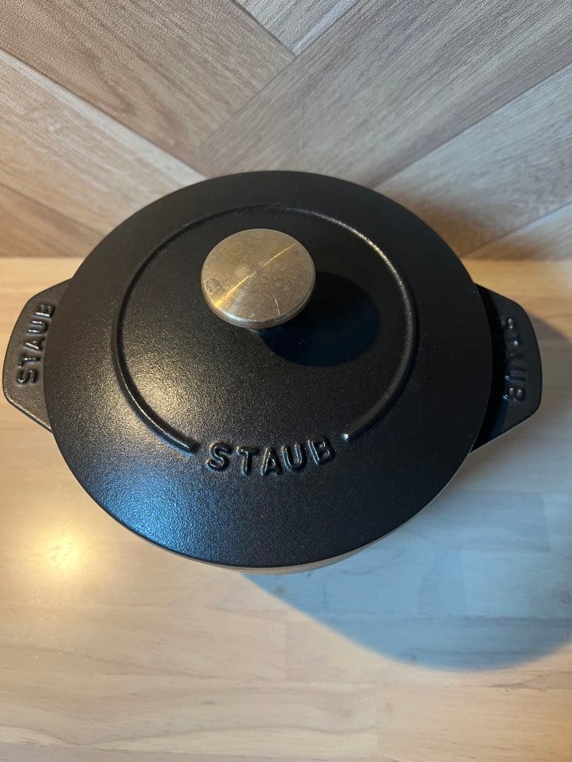 【STAUB】ラ ココット de GOHAN ブラック M 16cm