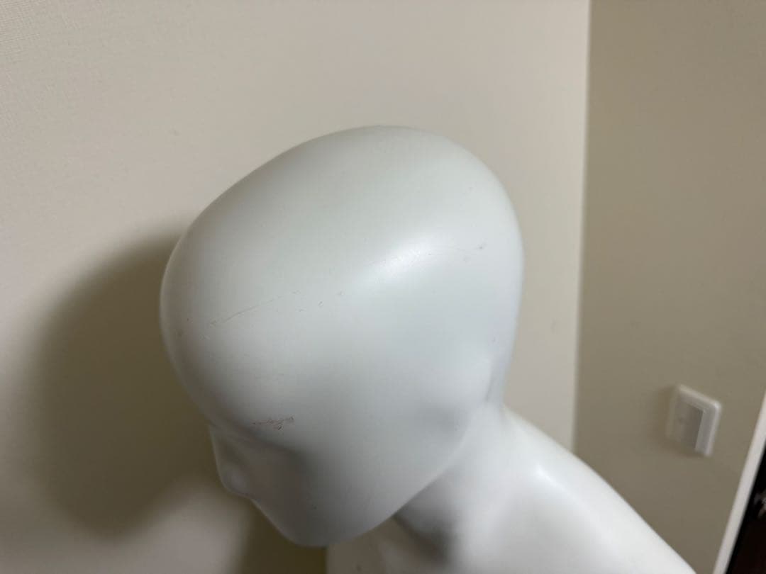 パールイデア　男性　全身トルソー　マネキン　白　高さ調整可能　ディスプレイ