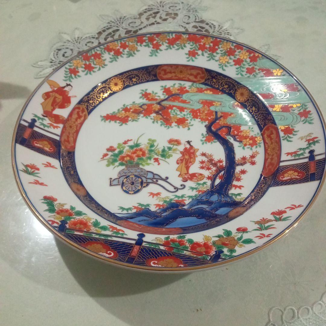 絵巻き皿　直径30センチ