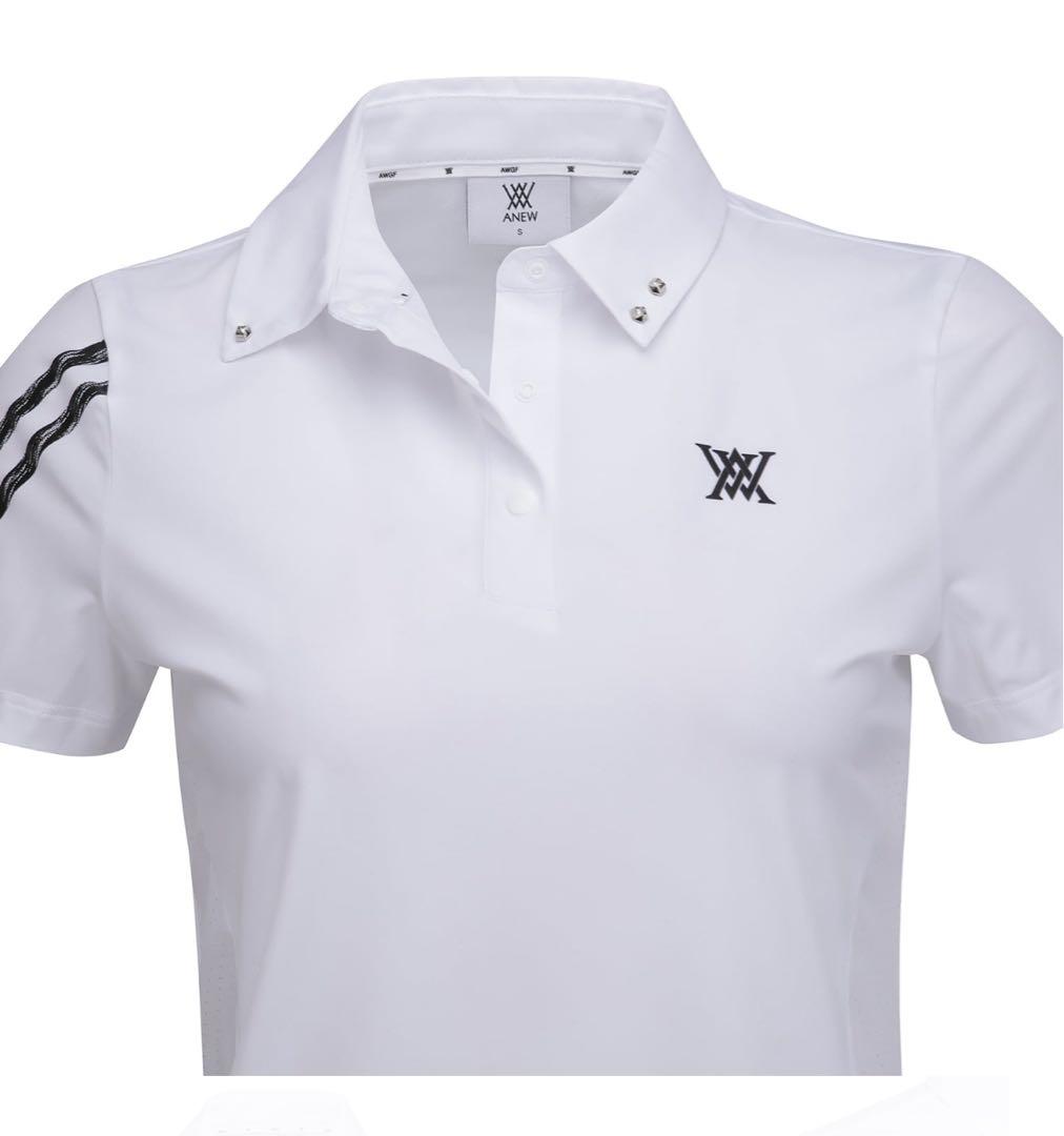 新品⭐️タグ付きは⭐️S サイズ　ANEW レディースポロシャツ　ホワイト