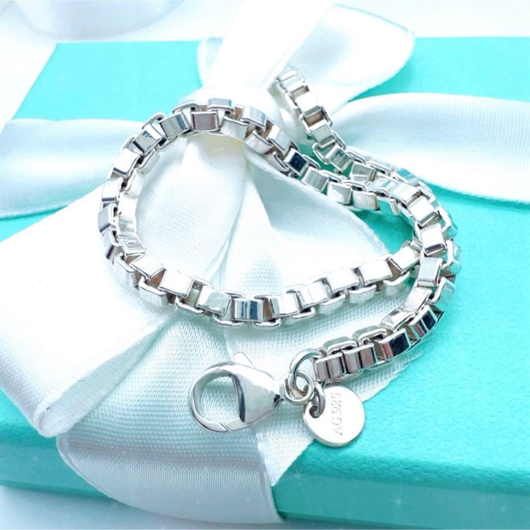 美品✨TiffanyティファニーブレスレットベネチアンブレスレットSVプレゼント