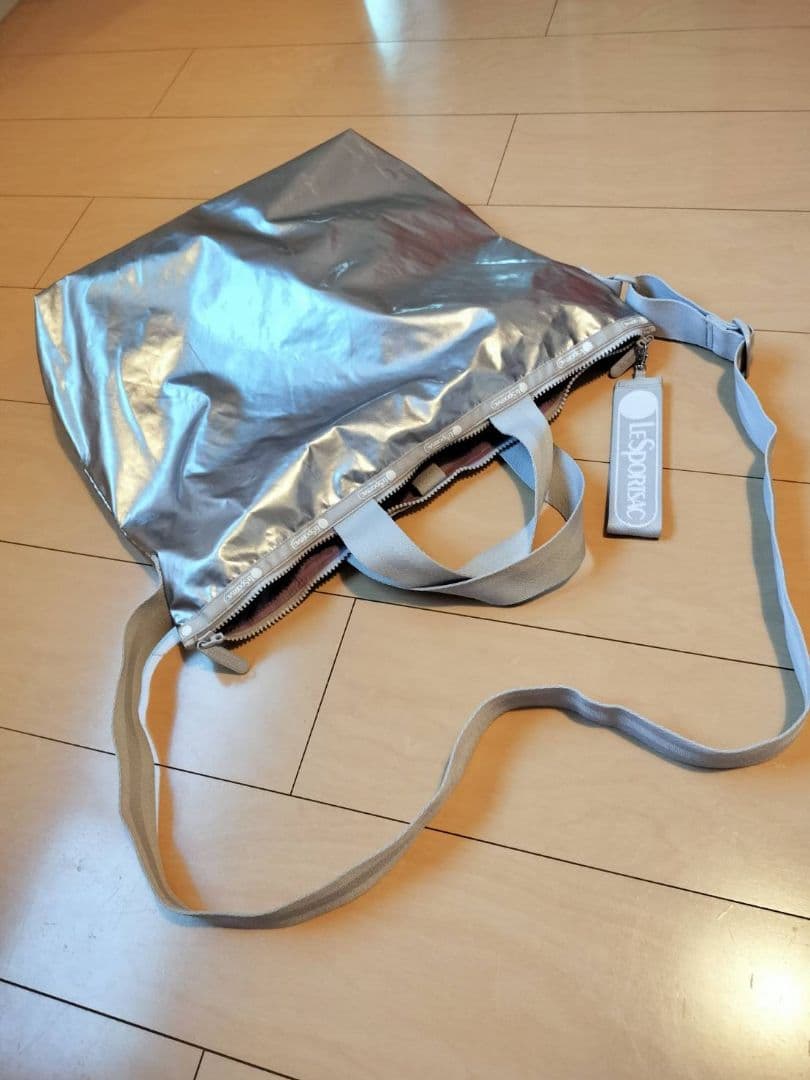 ​訳あり ひとりっぷ レスポートサック グッデイトート シルバー RYUSEI