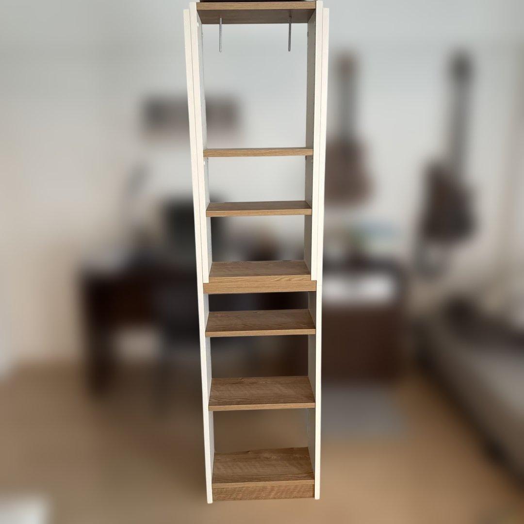 ニトリ　本棚　ブックシェルフ　壁面突っ張り式　幅45cm