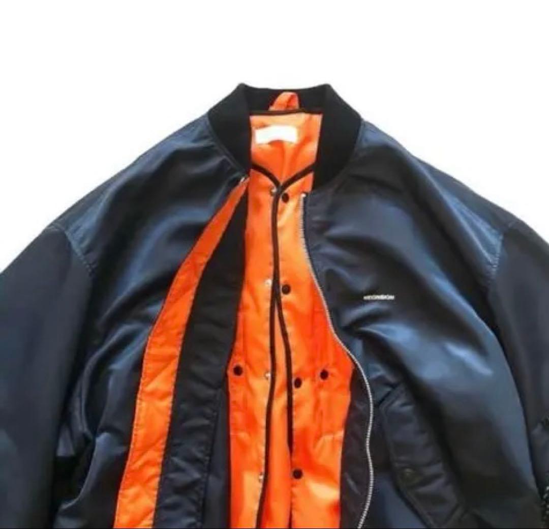 ジャケット・アウター neon sign sandwich bomber jacket