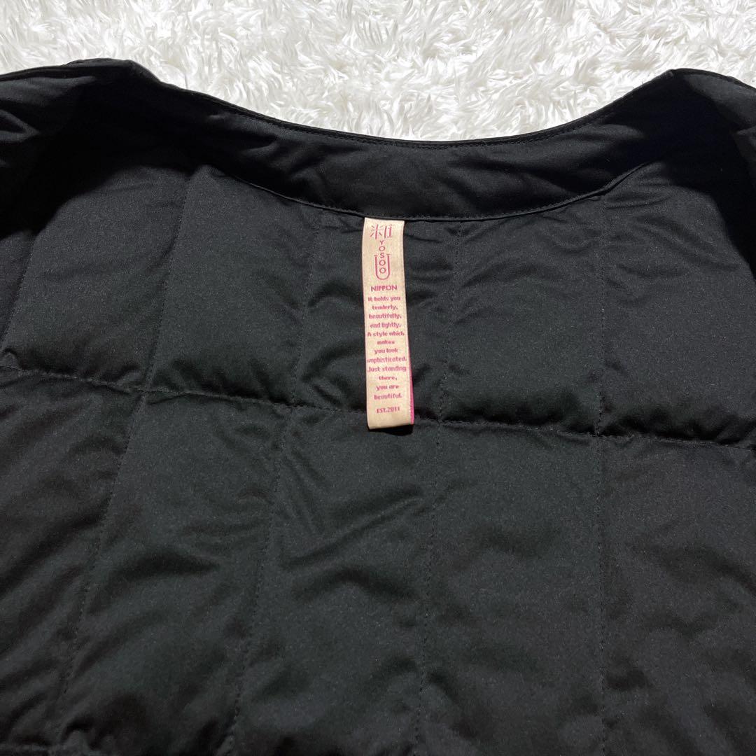 ほぼ未使用✨YOSOOU ダウンベスト　黒　L