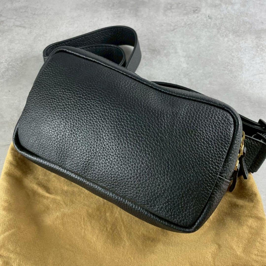 極美品 HashTag メンズ ボディバッグ クロスボディ ショルダー ブラック