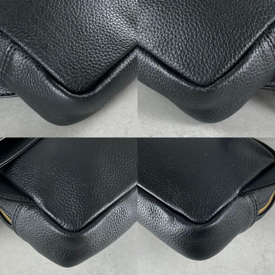 極美品 HashTag メンズ ボディバッグ クロスボディ ショルダー ブラック