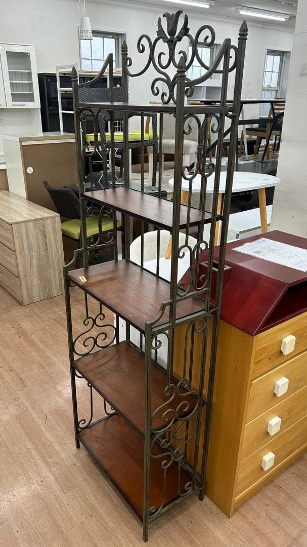 アイアンシェルフ 約56×31×176cm オープンラック