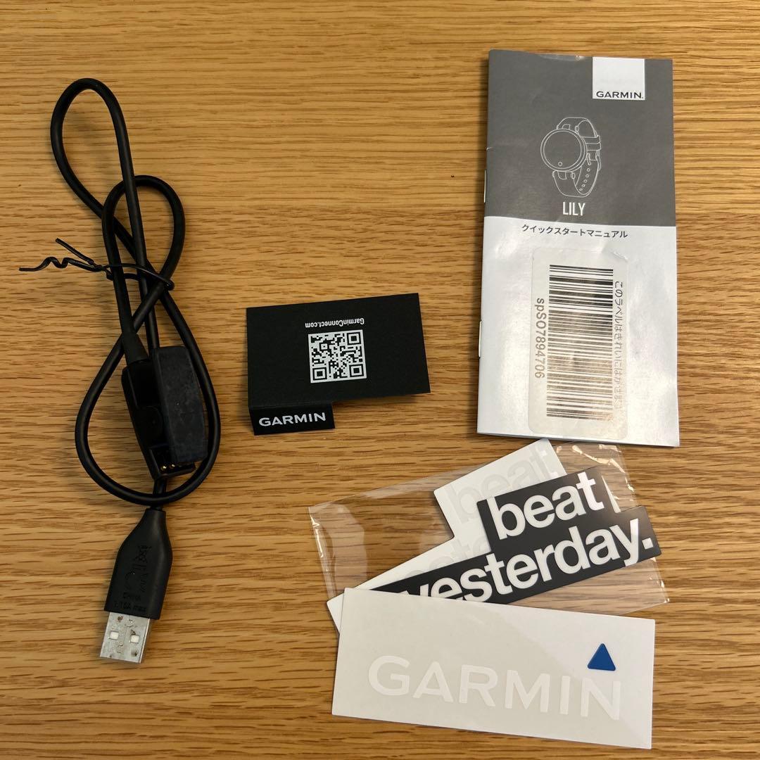 時計 GARMIN Lily Classic Leather Light Gold