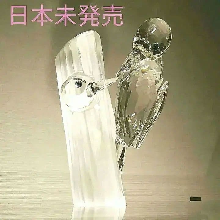 スワロフスキー　1988年限定　SCS会員限定作品　キツツキ