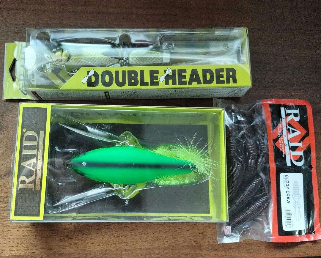 【セット販売】新品未使用 デカダッヂ、ダブルヘッダー レイドジャパン