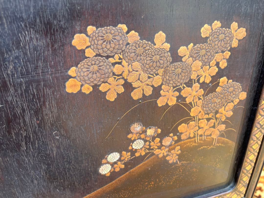 螺鈿 茶棚 茶箪笥 飾り棚 中国 インテリア 年代物 当時物 アンティーク