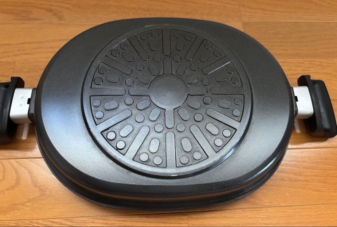 IH対応　しばのキッチン　オーバルグリル蓋付き