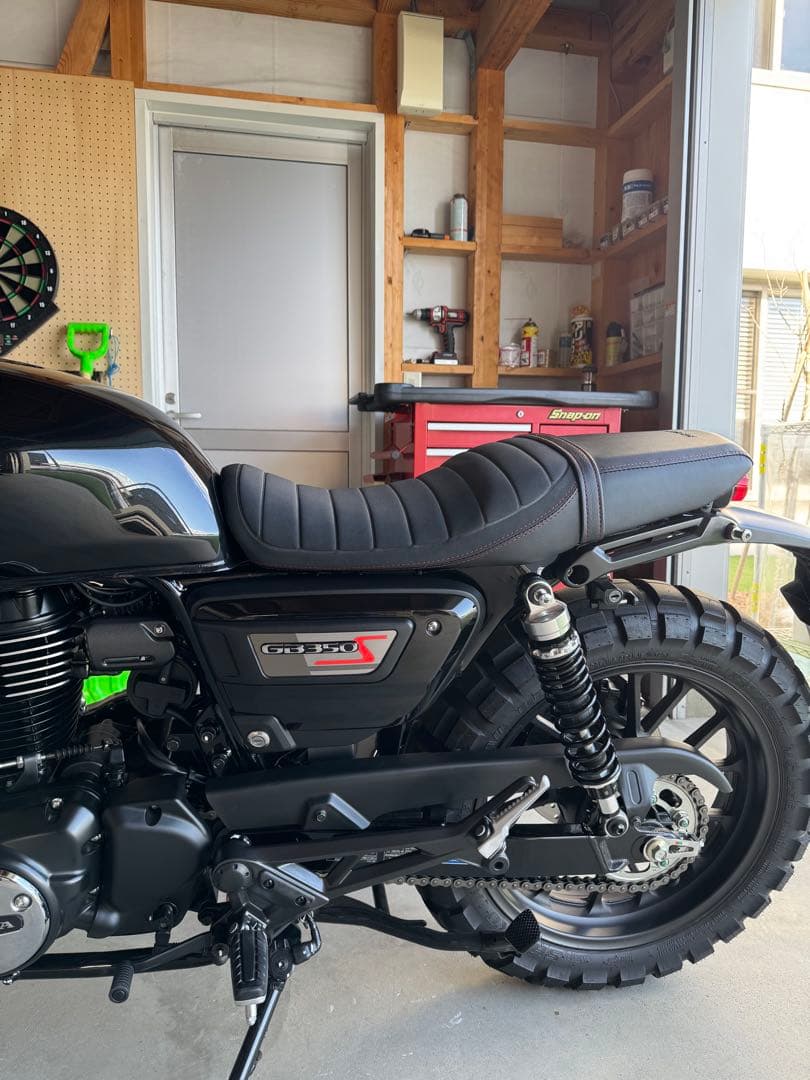 【美品】GB350S用 ローダウンシート Rikizoh製