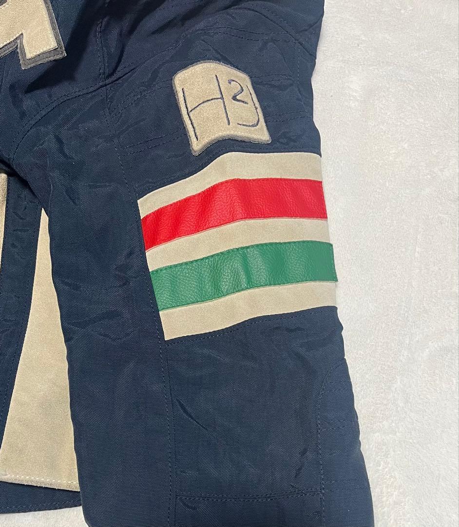 ハイドロゲン　ライダースジャケット FIAT ネイビー 46