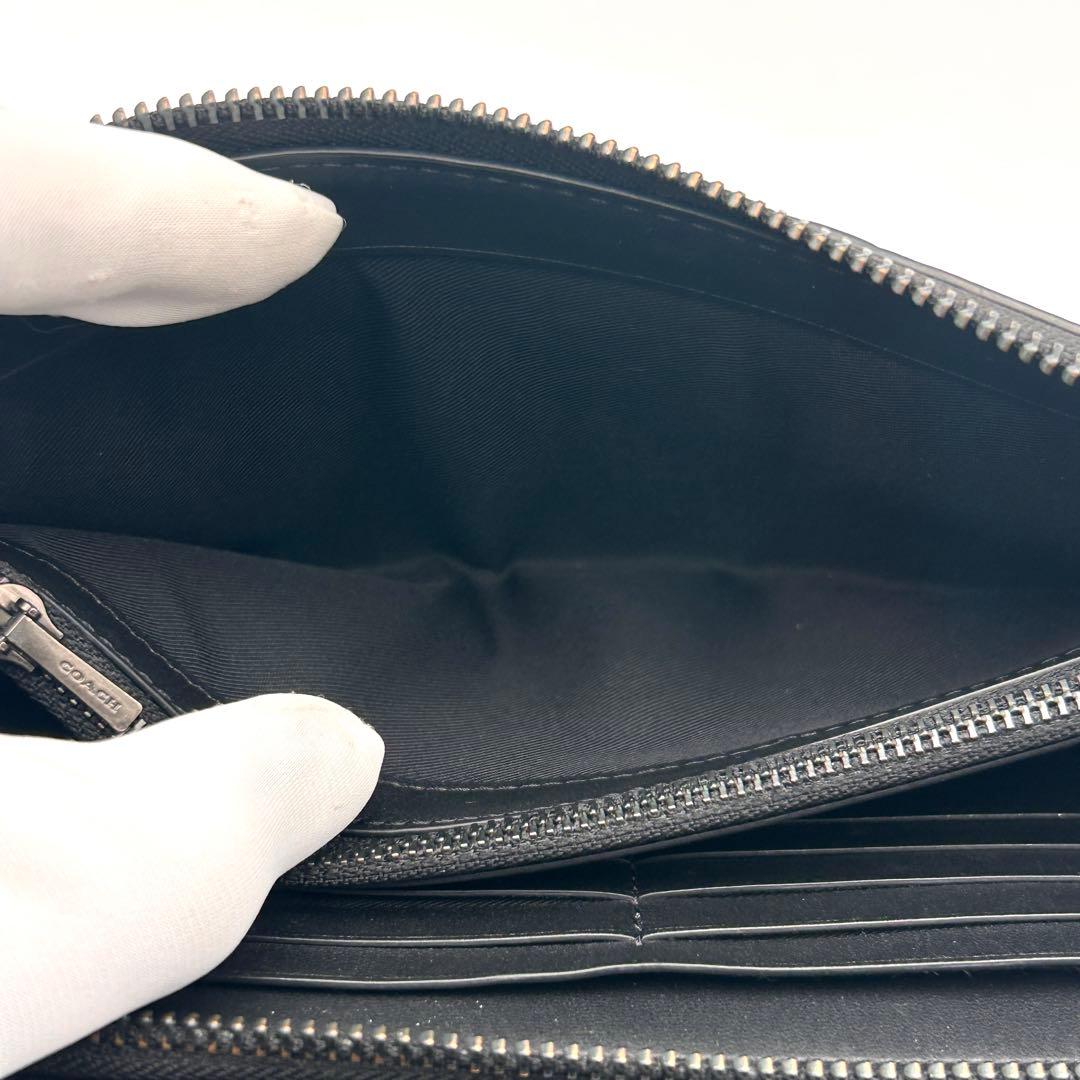 ✨大人気！レア✨ COACH 長財布 オーガナイザー ブラック クラッチバッグ