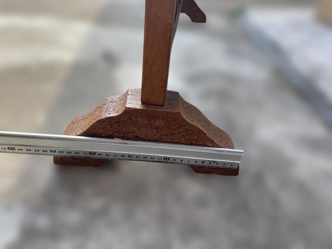 アンティーク　パーテンション　衝立　透し彫り　木製　01b40