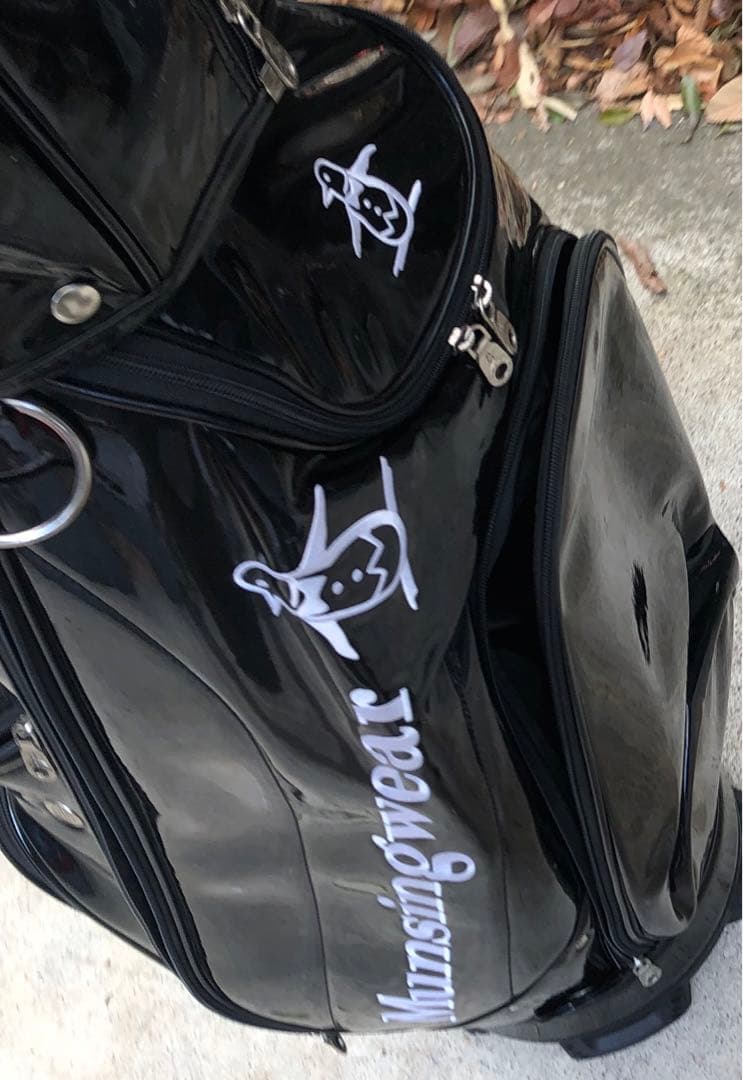 Munsingwear 黒 キャディバッグ