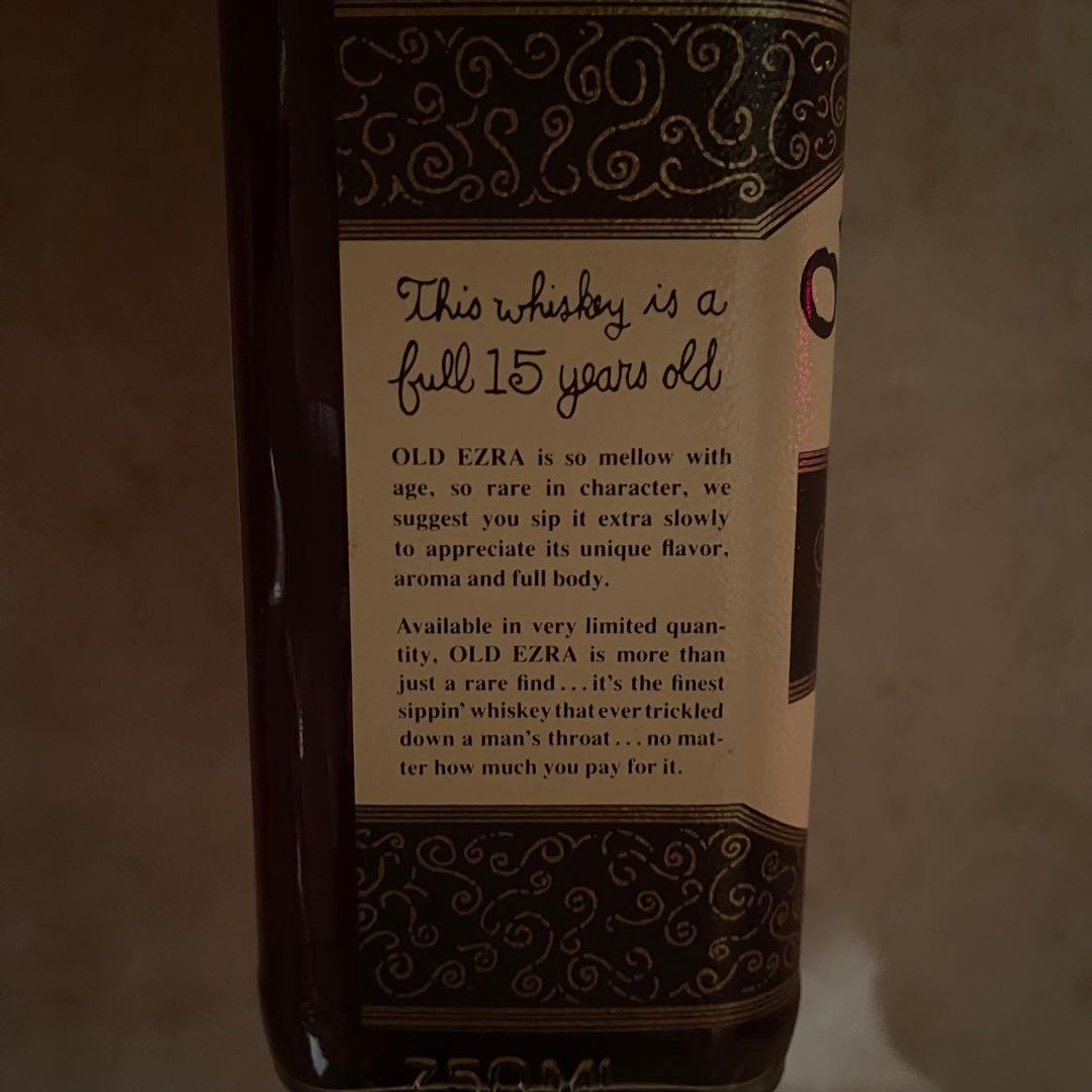 ウイスキー OLD EZRA 15 YEARS OLD Bourbon Whiskey