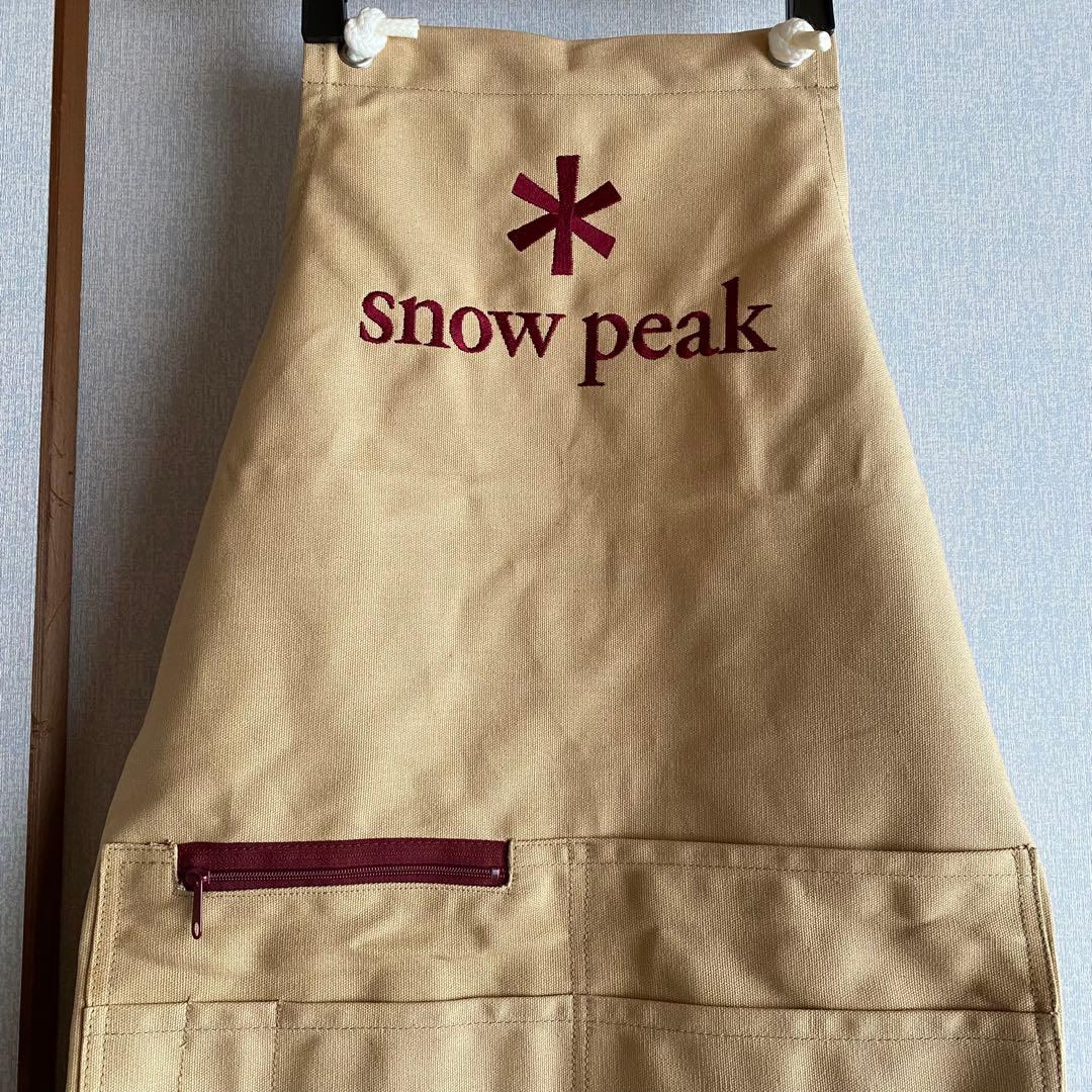  peak 廃盤品　刺繍　エプロン