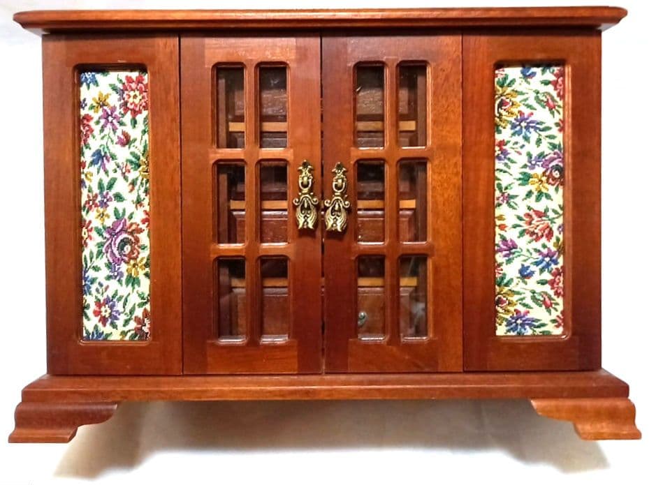 木製 アクセサリーケース オルゴール付き