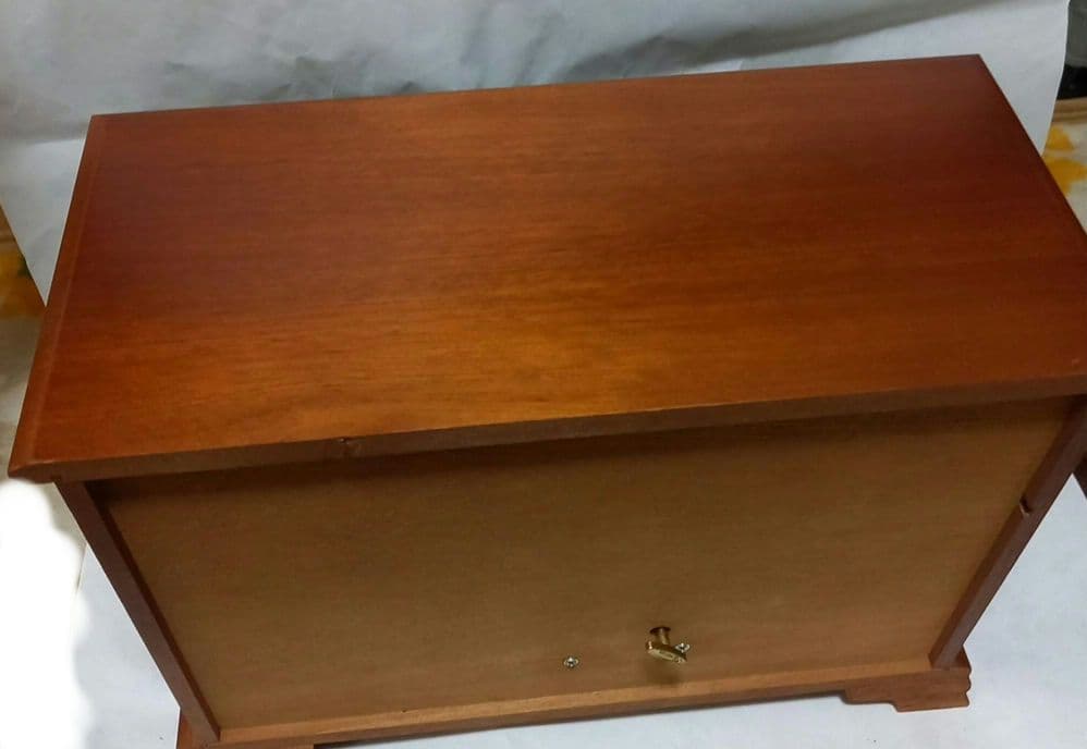 木製 アクセサリーケース オルゴール付き