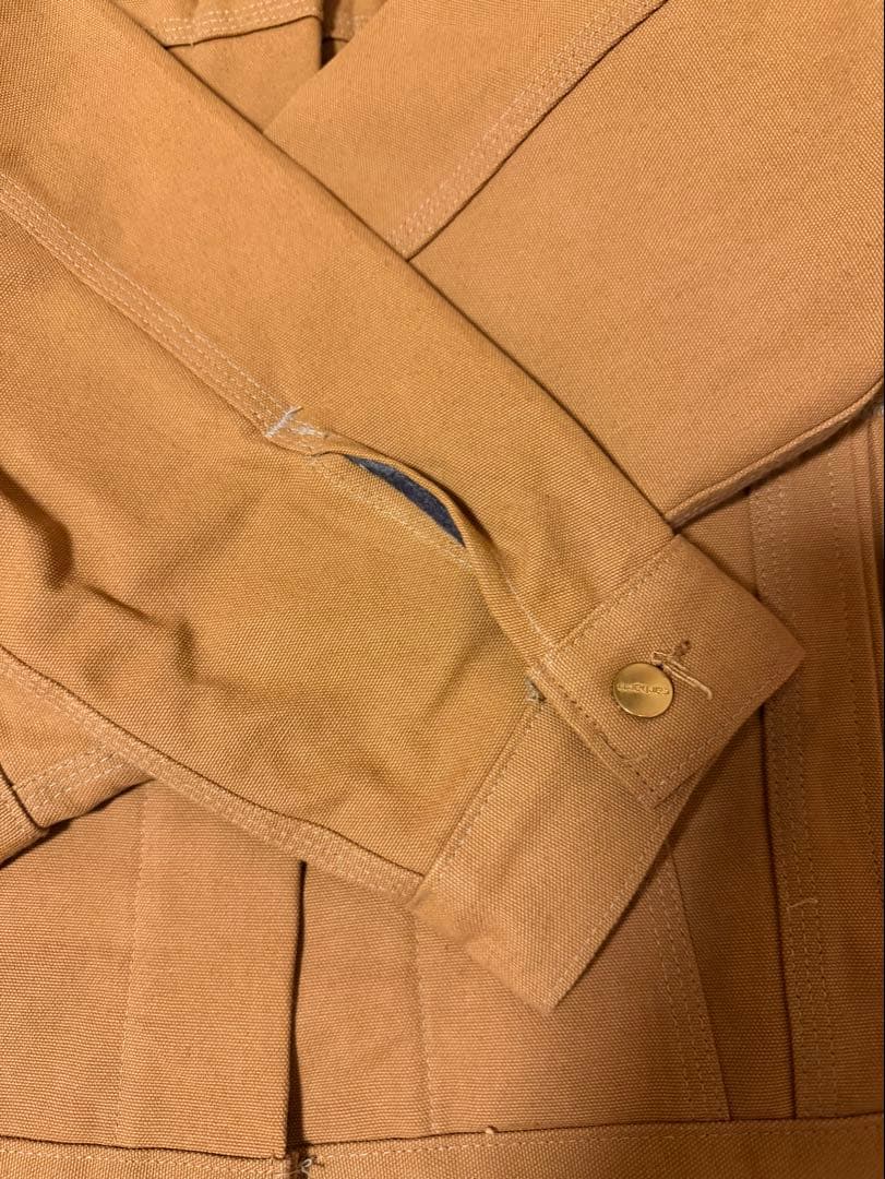 【USA製ヴィンテージ】Carhartt トラッカージャケットサイズ42【レア】