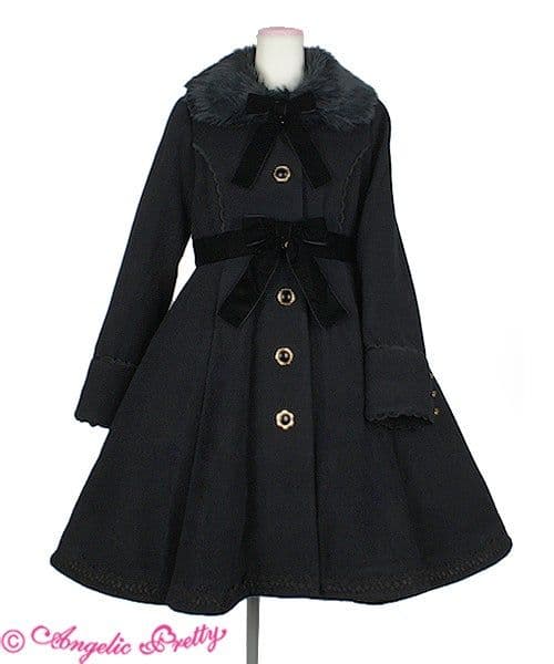 ス*カ様 Dramatic Ladyコート　ファー付き　リボン欠品