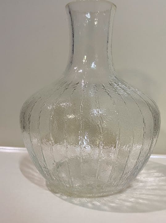 ビンテージ 花瓶 ガラス フラワーベース