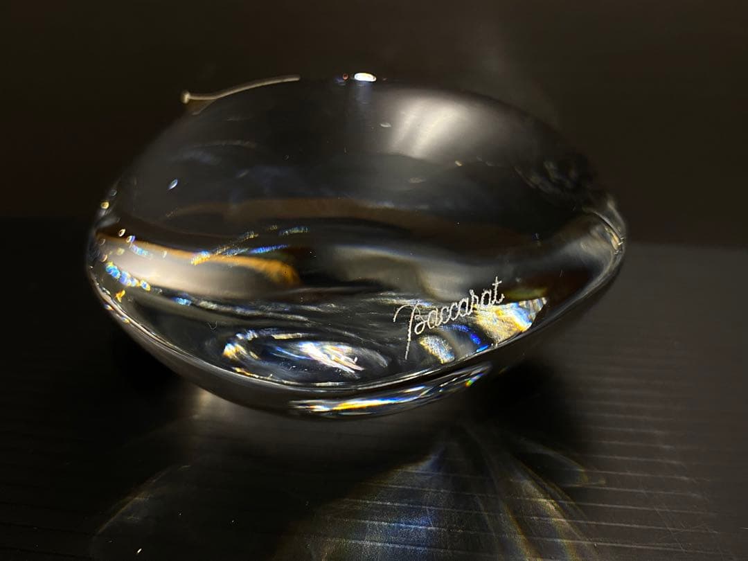 Baccarat 『アモールハート❤️』クリスタル ハート型ペーパーウェイト