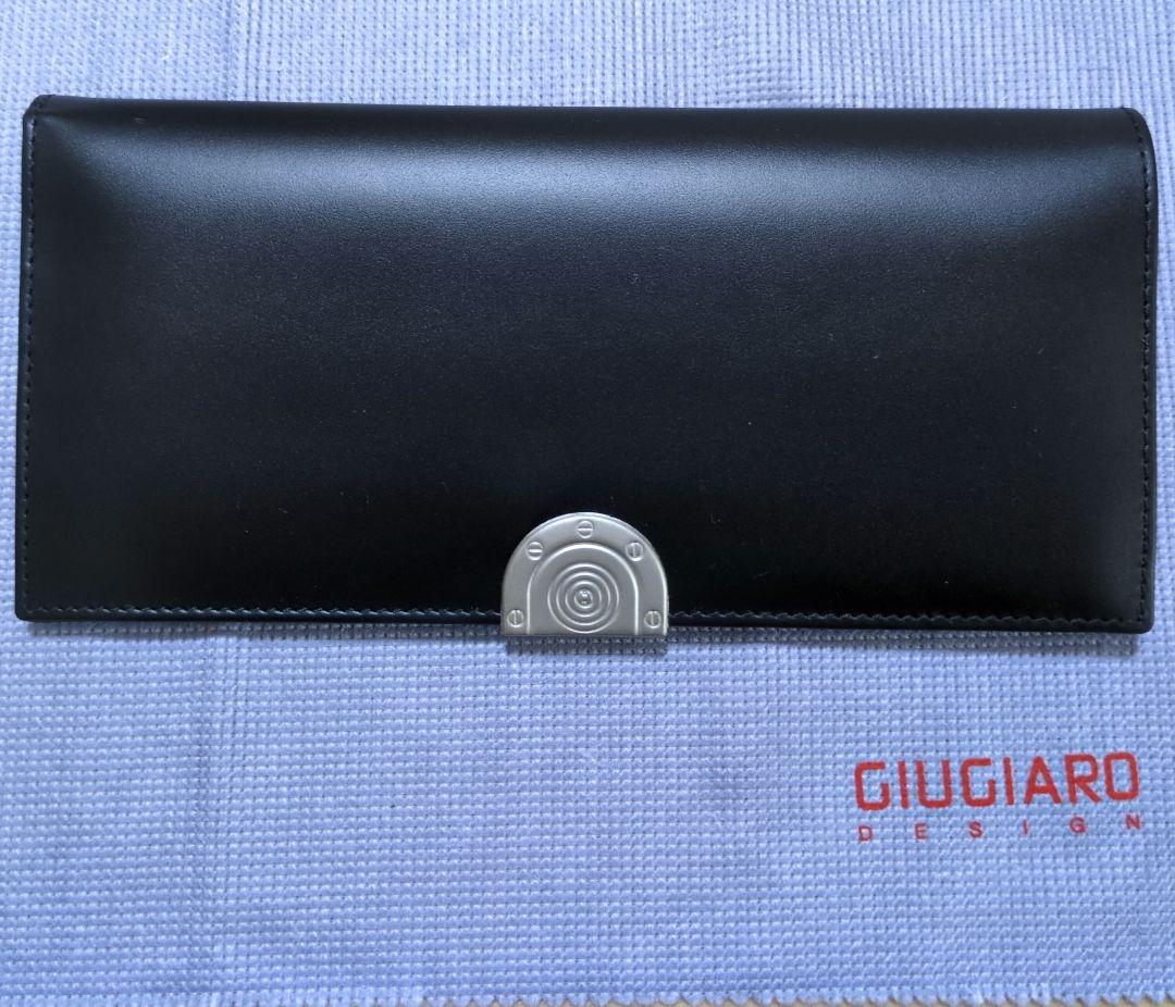 GIUGIARO DESIGN ブラックカードケース　イタリア現地購入！新品！