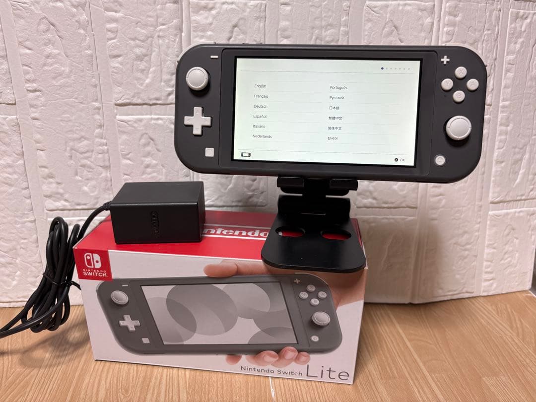 Nintendo Switch Lite グレー 本体 + ACアダプター