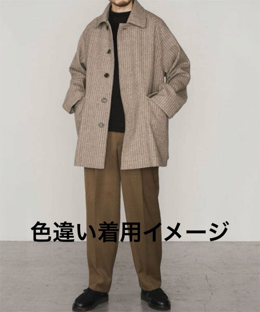 極美品★MARKAWARE 20AW アルパカツイード トラベルコート 2