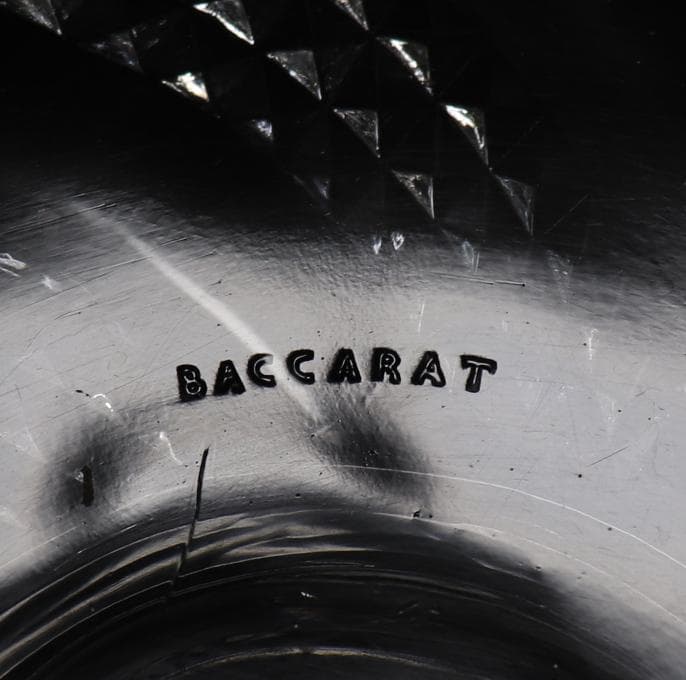 オールド・バカラ 博物館級 特大センターピース 花瓶&コンポート 46cm4kg